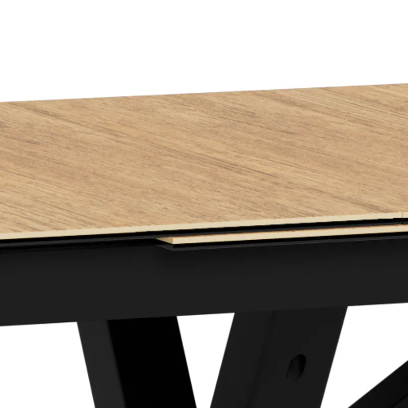 Parkins uttrekkbart spisebord 168–210 cm - Vill eik - Møbler - Bord - Spisebord & kjøkkenbord