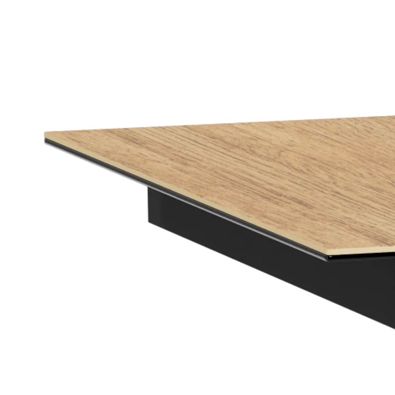 Parkins uttrekkbart spisebord 168–210 cm, Vill eik