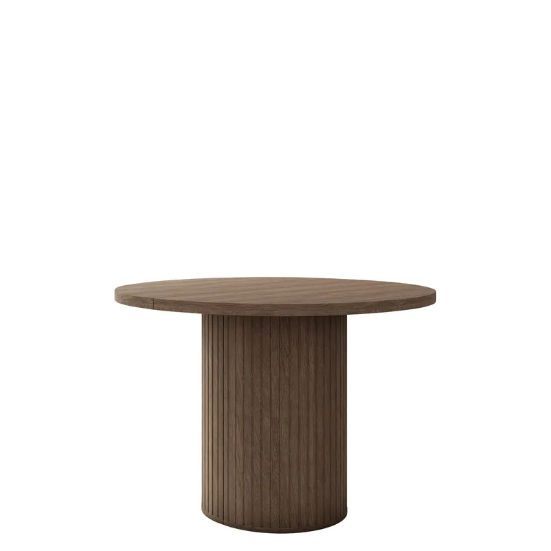 Pernor Spisebord 100 cm Rundt, Brun