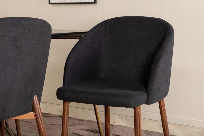 Petra spisebord 190 cm med 6 Arch spisestoler - Møbler - Bord - Spisegruppe