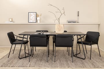 Petra spisebord 190 cm med 6 Tvista barstoler - Møbler - Bord - Spisegruppe