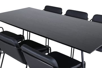 Petra spisebord 190 cm med 6 Tvista barstoler - Møbler - Bord - Spisegruppe