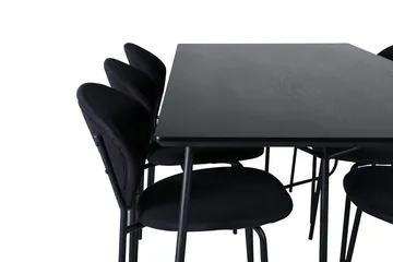 Petra spisebord 190 cm med 6 Vault spisestoler - Møbler - Bord - Spisegruppe