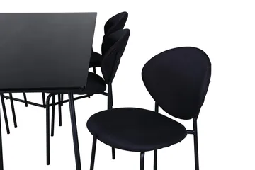 Petra spisebord 190 cm med 6 Vault spisestoler - Møbler - Bord - Spisegruppe