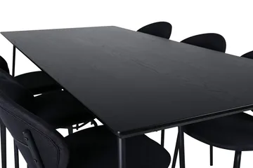 Petra spisebord 190 cm med 6 Vault spisestoler - Møbler - Bord - Spisegruppe