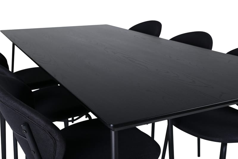 Petra spisebord 190 cm med 6 Vault spisestoler - Møbler - Bord - Spisegruppe