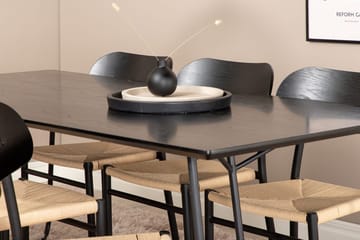 Petra spisebord 190 cm med 6 Polly spisestoler - Møbler - Bord - Spisegruppe