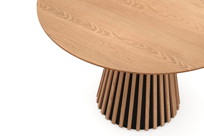 Peyra rundt spisebord 110 cm finér - Eik - Møbler - Bord - Spisebord & kjøkkenbord