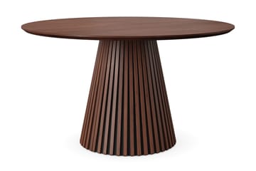 Peyra rundt spisebord 130 cm finér - Valnøtt - Møbler - Bord - Spisebord & kjøkkenbord