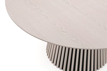 Peyra rundt spisebord 150 cm finér - Hvitlasert - Møbler - Bord - Spisebord & kjøkkenbord