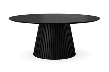 Peyra rundt spisebord 180 cm finér - Svartbeiset eik - Møbler - Bord - Spisebord & kjøkkenbord