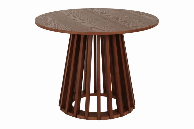Peyra salongbord satsbord rundt 86/60 cm finér - Valnøtt - Møbler - Bord - Sofabord & salongbord