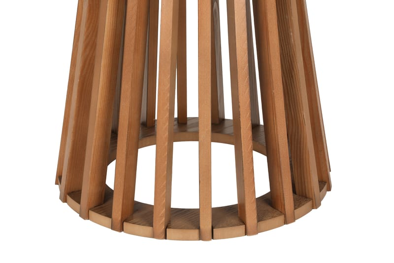 Peyra sofabord rundt 60 cm finér - Eik - Møbler - Bord - Sofabord & salongbord