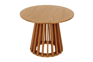 Peyra sofabord rundt 60 cm finér - Eik - Møbler - Bord - Sofabord & salongbord