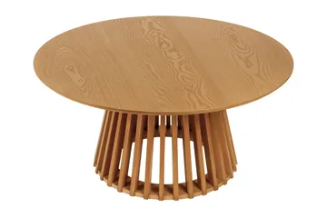 Peyra sofabord rundt 86 cm finér - Eik - Møbler - Bord - Sofabord & salongbord