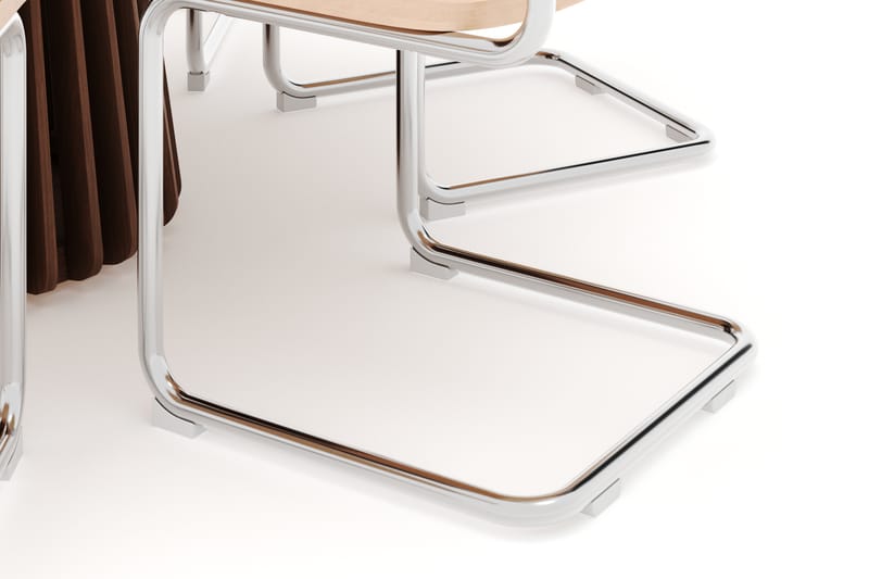 Peyra Spisebord 120 cm Rundt med 6 stk Build Matstkolar - Valnøtt - Møbler - Bord - Spisegruppe
