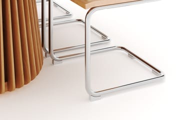 Peyra Spisebord 200 cm Ovalt Ek med 6 stk Build Matstkolar - Natur - Møbler - Bord - Spisegruppe