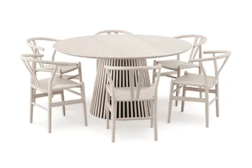 150 cm - Hvitbeiset eik