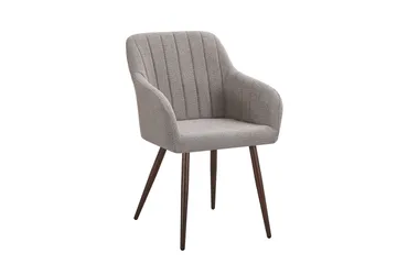 Peyra spisegruppe rund 180 cm valnøtt med 8 Filippa spisestoler - Valnøtt - Møbler - Bord - Spisegruppe