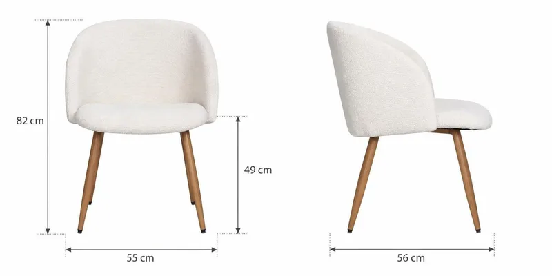 Peyra Uttrekkbart rundt 120-220 cm Eik med 4 Greya Spisestoler - Eik - Møbler - Bord - Spisegruppe