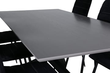 Piazza Spisebord 190 cm med 6 Windu Spisestoler - Møbler - Bord - Spisegruppe