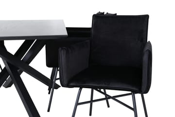Piazza Spisebord 190 cm med 6 Petra Armstoler - Møbler - Bord - Spisegruppe