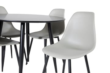 Plaza spisebord 100x100 cm med 4 Polar spisestoler - Møbler - Bord - Spisegruppe