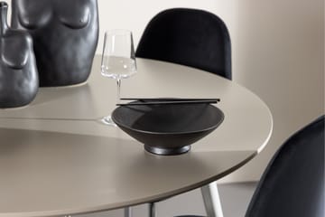 Plaza Spisegruppe 120 cm Rund med 4 Polar stoler - Beige/Sort - Møbler - Bord - Spisegruppe