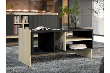 Polina Sofabord 100 cm - Brun / Svart - Møbler - Bord - Sofabord & salongbord