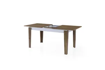 Pradera Spisebord 175 cm Rektangulær - Valnøtt/Hvit - Møbler - Bord - Spisebord & kjøkkenbord