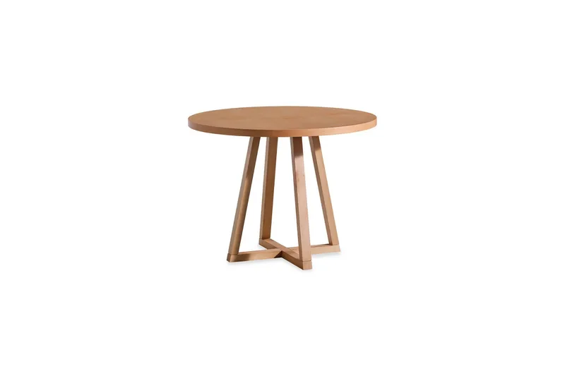 Puffin Spisebord 100 cm Rundt, Natur