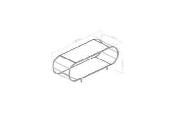 Quorinor Stuebord 145 cm - Natur - Møbler - Bord - Sofabord & salongbord