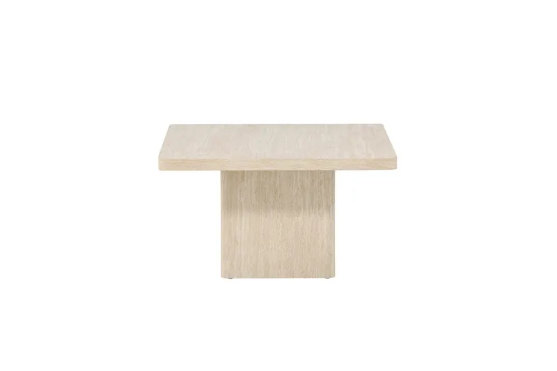 Qvart Kvadratisk Sofabord i Stein - Beige - Møbler - Bord - Sofabord & salongbord