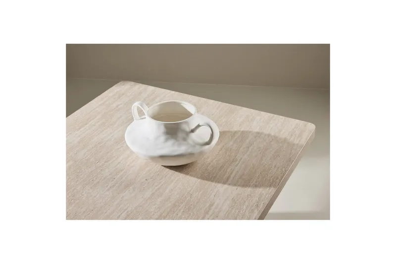 Qvart Kvadratisk Sofabord i Stein - Beige - Møbler - Bord - Sofabord & salongbord