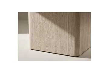 Qvart Kvadratisk Sofabord i Stein - Beige - Møbler - Bord - Sofabord & salongbord