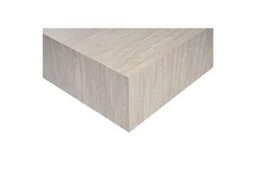 Rambabu Sofabord 90 cm - Gul/Brun - Møbler - Bord - Sofabord & salongbord