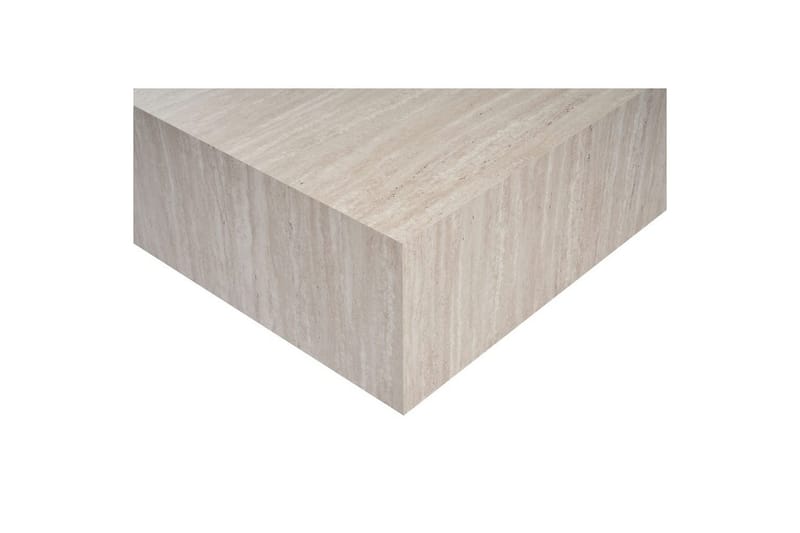 Rambabu Sofabord 90 cm - Gul/Brun - Møbler - Bord - Sofabord & salongbord