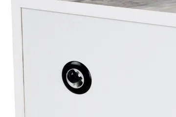 Rambabu Sofabord 90 cm - Hvit Marmor - Møbler - Bord - Sofabord & salongbord