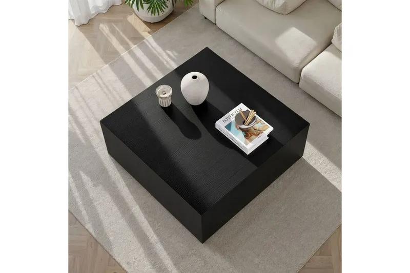 Rambabu Sofabord 90 cm - Svart - Møbler - Bord - Sofabord & salongbord