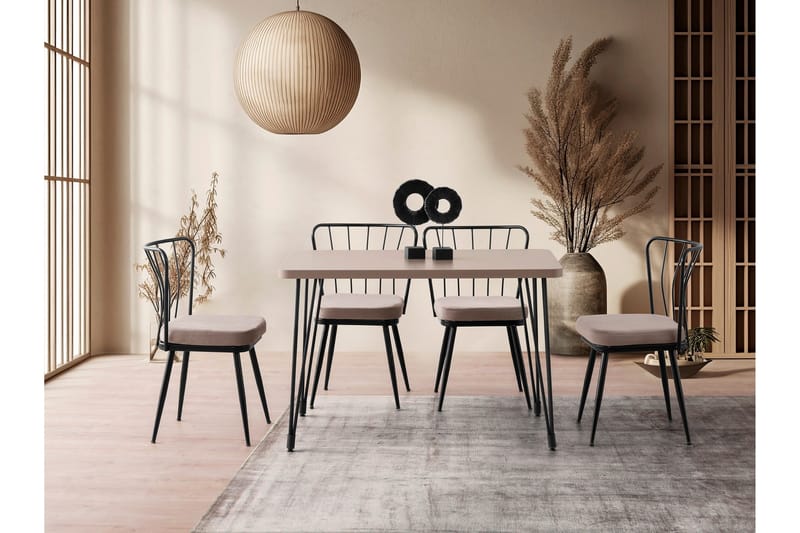 Ramila Spisebord 120 cm Rektangulært - Brun - Møbler - Bord - Spisebord & kjøkkenbord