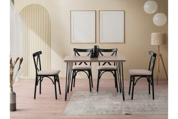 Ramila Spisebord 120 cm Rektangulært - Brun - Møbler - Bord - Spisebord & kjøkkenbord