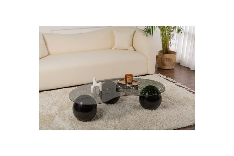 Ranni Sofabord 120 cm - Svart/Grå - Møbler - Bord - Sofabord & salongbord