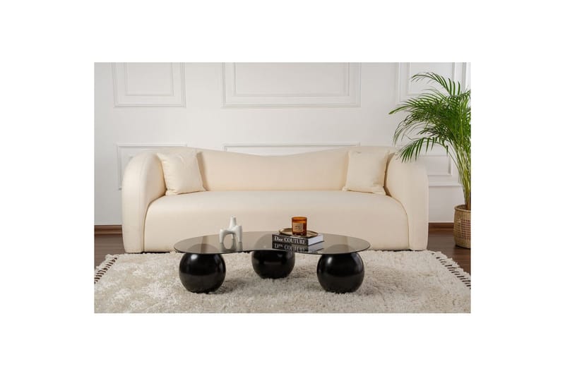 Ranni Sofabord 120 cm - Svart/Grå - Møbler - Bord - Sofabord & salongbord