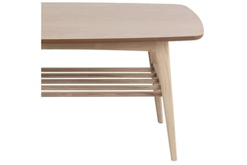 Reeves Rektangulært Salongbord med Hyller i Tre - Beige - Møbler - Bord - Sofabord & salongbord