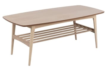 Reeves Rektangulært Salongbord med Hyller i Tre - Beige - Møbler - Bord - Sofabord & salongbord