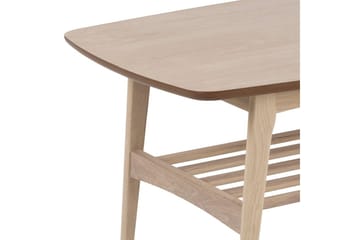 Reeves Rektangulært Salongbord med Hyller i Tre - Beige - Møbler - Bord - Sofabord & salongbord