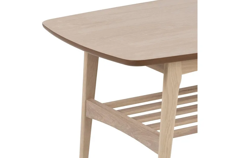 Reeves Rektangulært Salongbord med Hyller i Tre - Beige - Møbler - Bord - Sofabord & salongbord