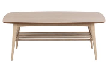 Reeves Rektangulært Salongbord med Hyller i Tre - Beige - Møbler - Bord - Sofabord & salongbord