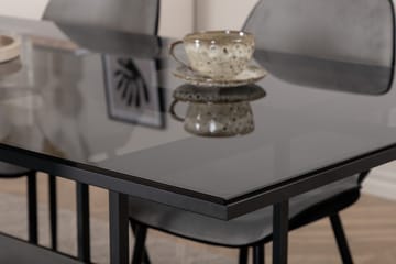 Rektangulær spisegruppe Venture Home Leif, Emma - lys grå - Møbler - Bord - Spisegruppe