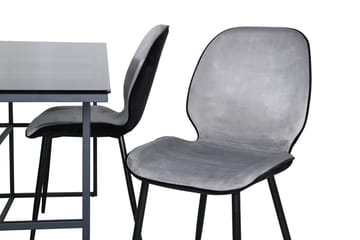Rektangulær spisegruppe Venture Home Leif, Emma - lys grå - Møbler - Bord - Spisegruppe